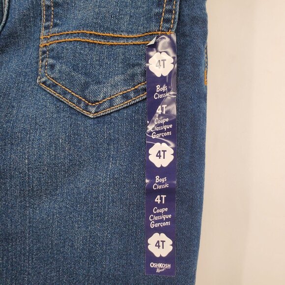 OshKosh Bgosh Classic Soft Jeans Denim Pants Toddler Boys Size 4T NWT - Picture 5 of 9